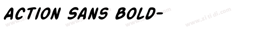 Action Sans Bold字体转换